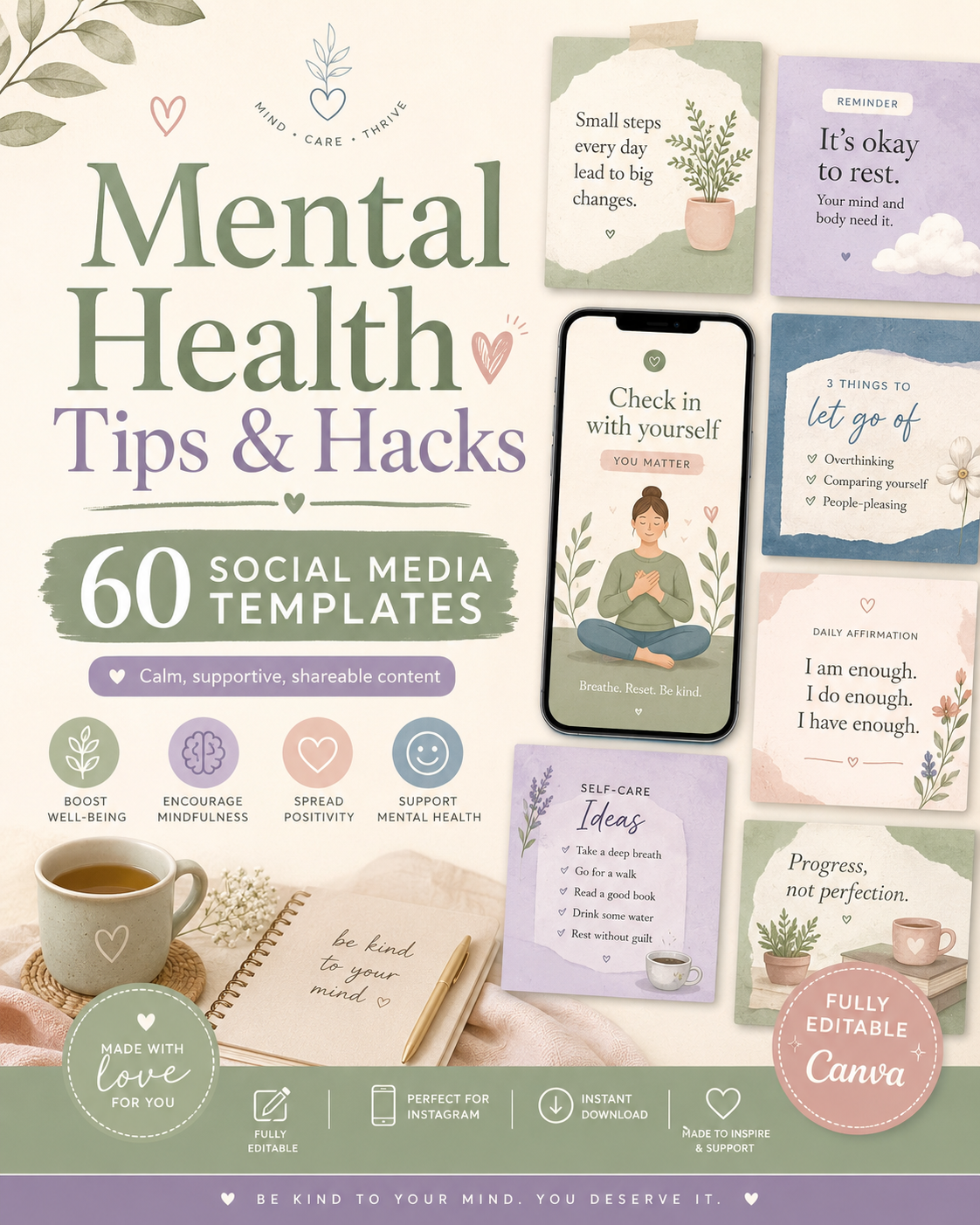 Mental Health Tips and Hacks 💕🌸